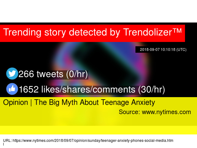 The Big Myth About Teenage Anxiety >> Opinion The Big Myth About Teenage Anxiety The Big Myth About Teenage Anxiety >> Opinion The Big Myth About Teenage Anxiety
